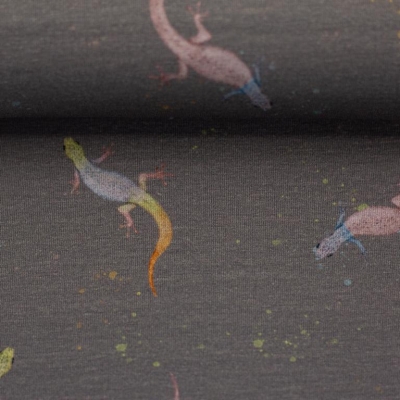 Jersey | WILD ANIMALS Gecko | Dunkelgrau